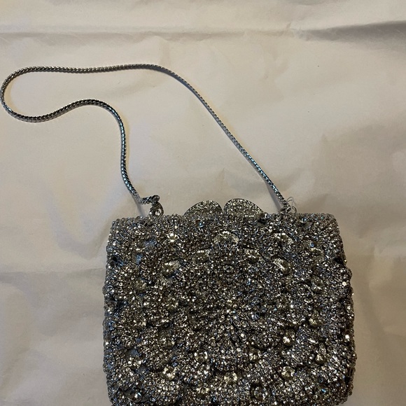 Natasha Couture Bags Nwt Natasha Special Occasion Rhinestone Heavy